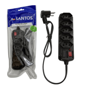 FILTRO DE LINHA 5 TOMADAS – UNIC A SANTOS 3025#