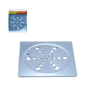 GRELHA QUADRADA 15 ABRE/FECHA INOX OVERTIME 200004 CX20