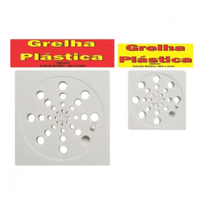 GRELHA QUADRADA 15 ABRE/FECHA PLASTICO OVERTIME 180004 CX24