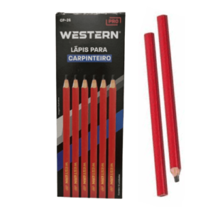 LAPIS P/ CARPINTEIRO 12PCS WESTERN CP-26