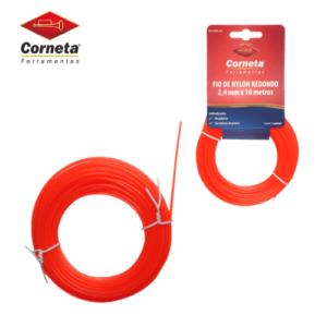 FIO NYLON ROC/CORT RED 2,0MM 10MT CORNETA 9360004