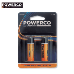 PILHA ALCALINA AA 2PCS POWERCO PLHA002 CX12
